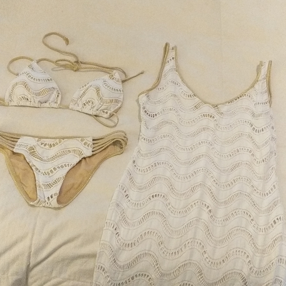 Luli Fama Bikini and Cover-Up